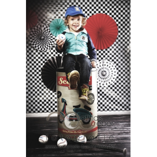Babyfotografie Kinderfotografie Checker Baseball Roller Vespa Rockabilly 50s Retro