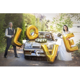Hochzeitsfotografie Saar Pfalz Wedding Braut BrÃ¤utigam Brautpaar BrautstrauÃ Outdoor Opel Manta Love
